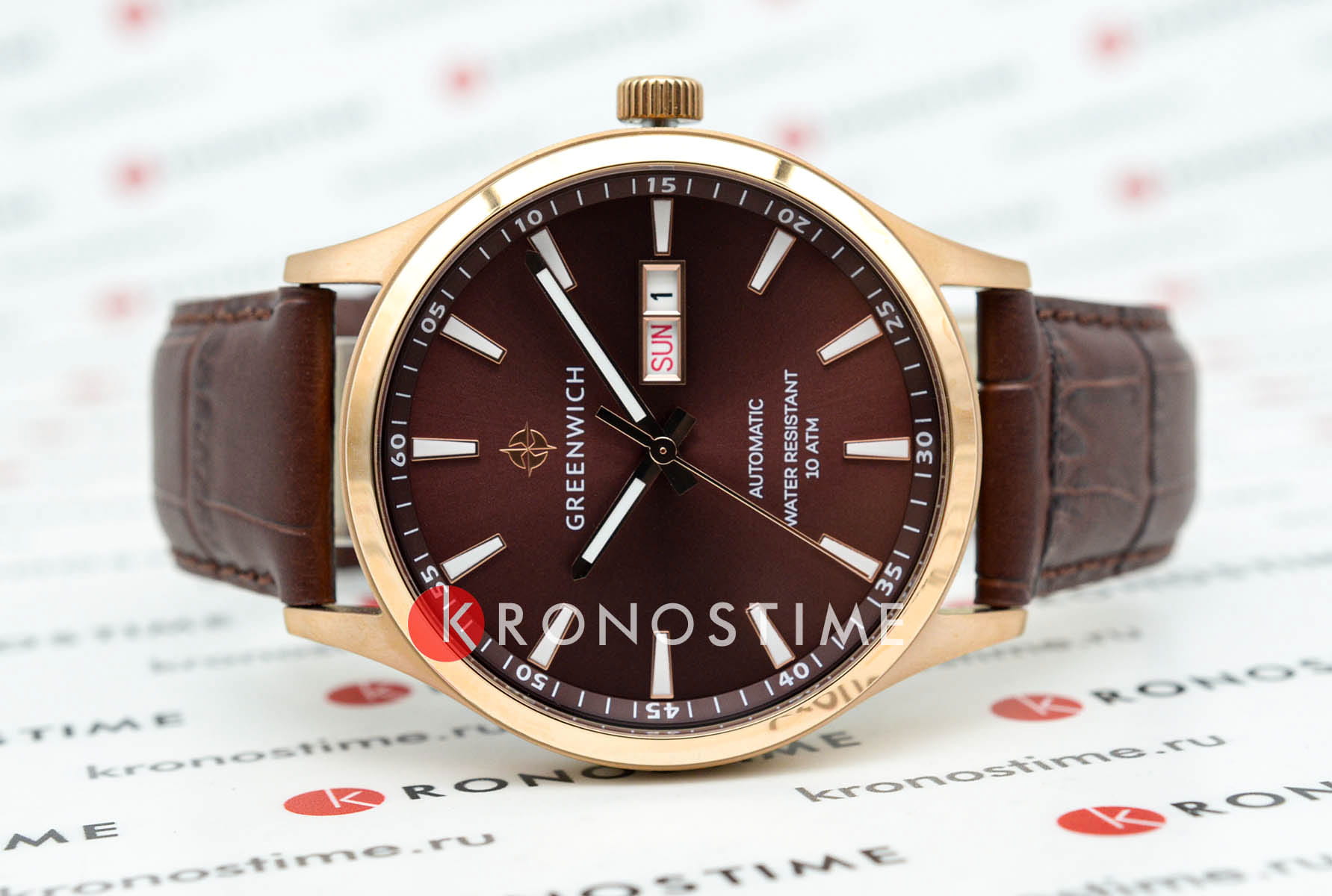 Greenwich Greenwich Good Luck GW 054.42.32 , наручные мужские часы фото под углом